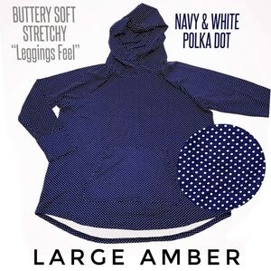 LuLaRoe Leggings Material Amber Hoodie